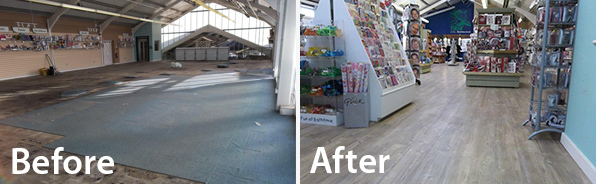 Commerical Retail Flooring Case study - Garden Centre